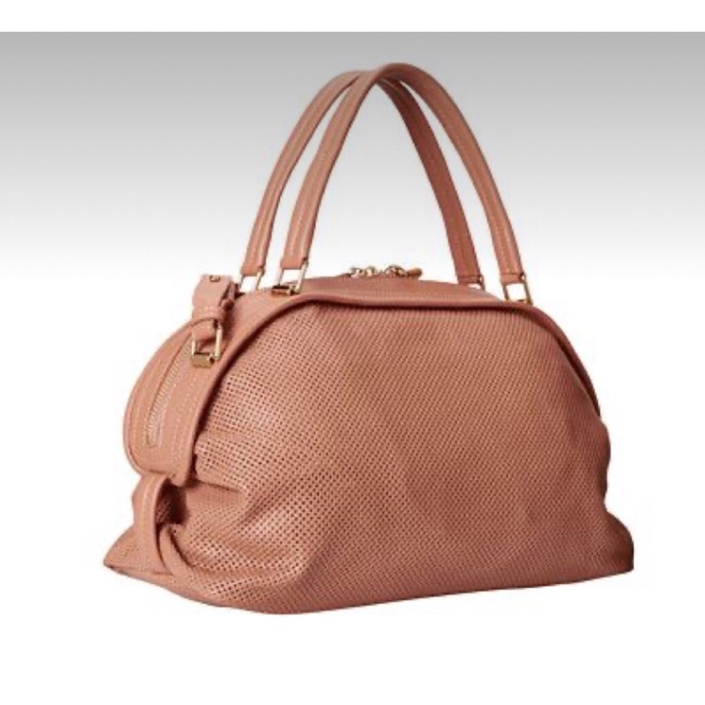 SEE BY CHLOE BAG - BLUEBELL STYLE PERFORATED LEATHER IN NOUGAT